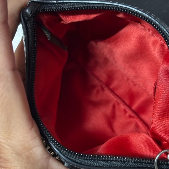 Coach Lavender Luggage Tag with Black Script Charm - Picture 13 of 15